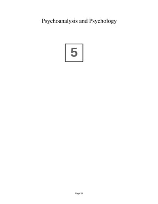 Psychoanalysis and Psychology
Page 59
5
 