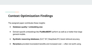 Llm Context Optimization Structure Guide.pdf An approach on the Modern LLM from Optimized Context Retrieval | PPTX