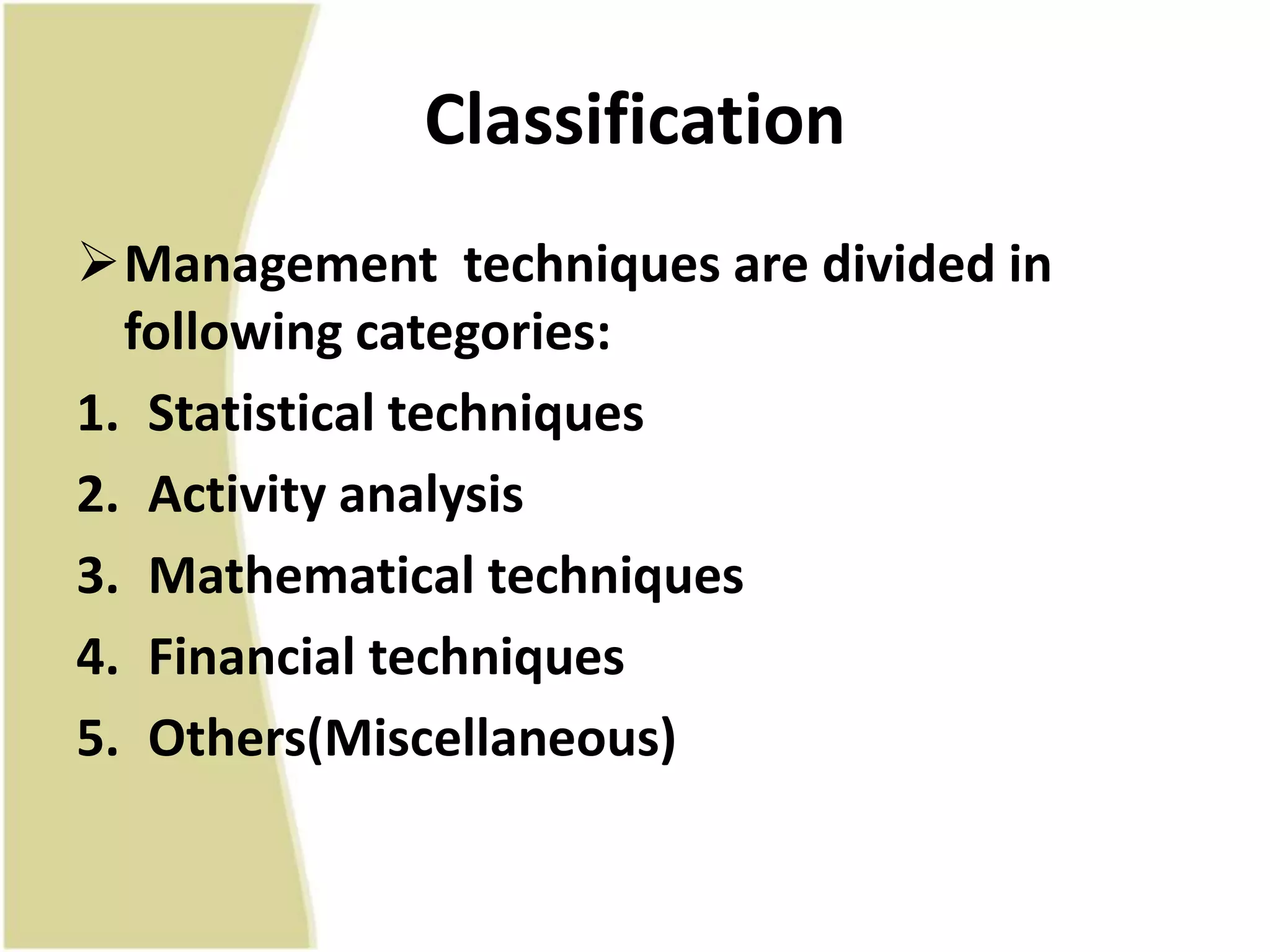Modern management techniques | PPTX