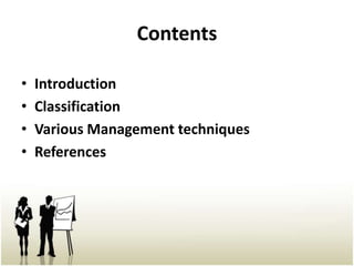 Management Techniques Classification Modern management techniques | PPTX