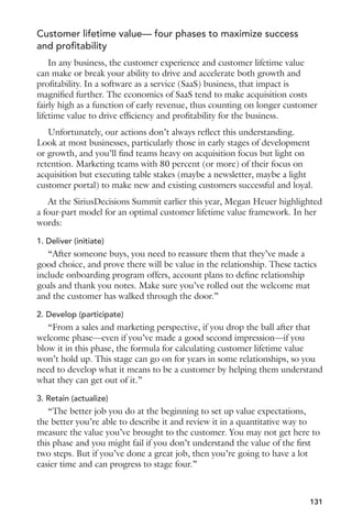 3. Better reporting and dashboards 
For reporting, the front-line reps, managers and sales leadership are 
the customers of the sales operations staff. Accordingly, sales ops should 
own and actively manage different versions of reporting and dashboards 
for each group to improve their visibility to what’s working, what needs 
improvement, and where everyone’s time and attention should be spent to 
maximize sales pipeline output. Significant time can be put into creating 
reports to begin with (ideally so that they’re fast and easy to use ongoing), 
but sales ops should also assume time will be needed to maintain and 
improve dashboards over time. As the business changes (new products, new 
sales structures, etc.), reporting needs to keep up to stay relevant and useful. 
4. Process improvement 
This is more than tools. What does it take to process an order? What 
steps, what paperwork, what’s required of the customer, of the sales rep, 
of the manager? Where does the process typically break down, and could 
certain process stages be improved, sped up or eliminated? How much time 
does it take for a rep to get back on the phone with another customer (after 
recording the conversation and status, finding the next prospect to call, 
etc.)? Process may be boring, but it’s the foundation on which successful, 
streamlined sales organizations are built. 
5. Best practice collection, inventory and sharing 
This responsibility normally falls to the sales managers, but sales ops can 
quickly create systems and processes for proactively capturing, organizing 
and making available a variety of sales best practices —from prospecting to 
messaging, follow-up advice, presentations and more. Sales ops should work 
actively with management to create the optimal systems, storage options and 
communication frequency with the sales floor. But this is a focus area most 
sales organizations either lack or spend little time managing. Sales ops can be a 
hero and visible driver of improvement by putting a little extra time into this 
one. 
6. Vendor filter, triage and selection 
You get calls constantly from vendors who have the “perfect” solution to 
make your sales team more successful. Sales ops may be the most appropriate 
component of the team to map prospective vendors against the company’s 
current and future/intended sales process, identifying functional holes, 
obstacles or choke points in the process and funnel and both identifying and 
vetting prospective vendors against what will have the most impact on sales 
productivity and results. 
114 
 
