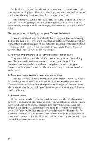 Eight habits of world-class B2B lead management programs 
World-class marketing organizations—at companies big and small—can 
be intimidating to watch. Read their case studies and listen to their leaders 
on stage and you might assume there’s an impossible gap between where 
you are now, and what they’ve been able to achieve. 
But if you look more closely and analyze what world-class marketing 
organizations consistently do well and focus on, you’ll find there’s a much 
smaller set of accessible best practices that almost any organization can focus 
on to quickly accelerate performance and sales output. 
Recently, Trip Kucera from Aberdeen Group published a research brief 
titled Marketing Lead Management: From the Top of the Funnel to the Top 
Line. In it, and by surveying more than 160 marketing organizations across 
North America, Kucera identified a number of specific, actionable best 
practices and recommendations for “the rest of us.” 
Here are some highlights: 
1. World-class marketers require fewer marketing responses to generate a deal 
In fact, 56 percent of best-in-class organizations develop end-to-end 
lead management processes that span marketing and sales, which improves 
story consistency with prospects and accelerates overall conversion rates. 
The difference in number of marketing responses required to generate one 
customer between classes of marketing organizations was significant. On 
average, overall survey respondents required 143 marketing leads to get 
one customer. Best-in-class organizations required just 68, less than half the 
industry average. 
2. World-class marketers worry less about data quality for inbound leads 
Thirty-two percent of respondents put a focus on improving marketing 
and customer data quality, while only 15 percent of best-in-class marketers 
make data quality a priority. This speaks to their confidence in the overall 
lead management process, capturing leads early in their buying journey and 
nurturing those prospects (while appending information and buying signals 
over time) to let the overall process determine sales readiness, instead of up-front 
67 
data appending or longer registration forms that constrain response. 
3. World-class marketers constantly refine lead qualification criteria over time 
Few organizations set lead scoring models and set common definitions 
of qualified leads between sales and marketing. But of those that do, only 
half (50 percent, according to the survey) regularly evaluate and update 
lead qualification criteria. But among best-in-class marketers, 70 percent 
have a process for regularly improving lead qualification criteria, and they 
do so via a collaborative process that involves both sales and marketing 
representatives. 
 