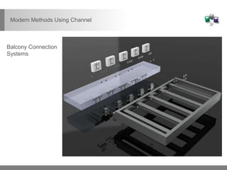 Modern Methods Using Channel
Balcony Connection
Systems
 