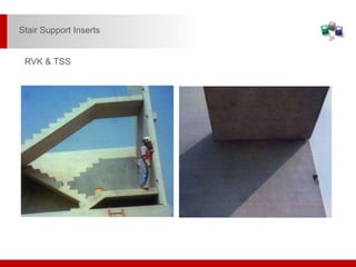 RVK & TSS
Stair Support Inserts
 