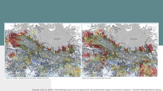 1950
Fuente: Celi, N. (2015). Metodología para la recuperación de quebradas según el entorno urbano - Escala Metropolitana. Quito.
 