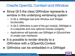 Convert Your Legacy OpenGL Code to Modern OpenGL with Qt | PDF