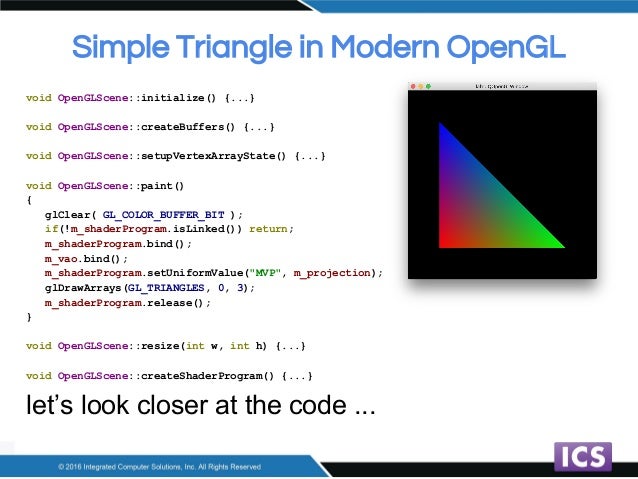 Convert Your Legacy OpenGL Code to Modern OpenGL with Qt