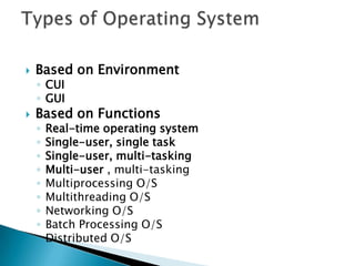 Modern operating system....... | PPTX