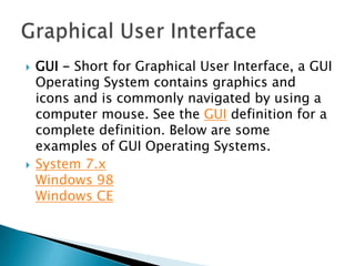 Modern operating system....... | PPTX