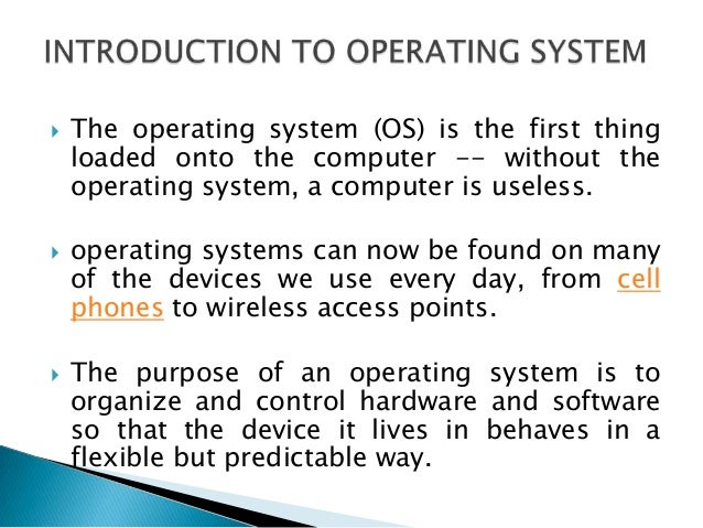 Modern operating system.......