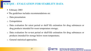 KINETICS OF STABILITY , ACCELERATED STABILITY STUDY, AND ICH STABILITY ...