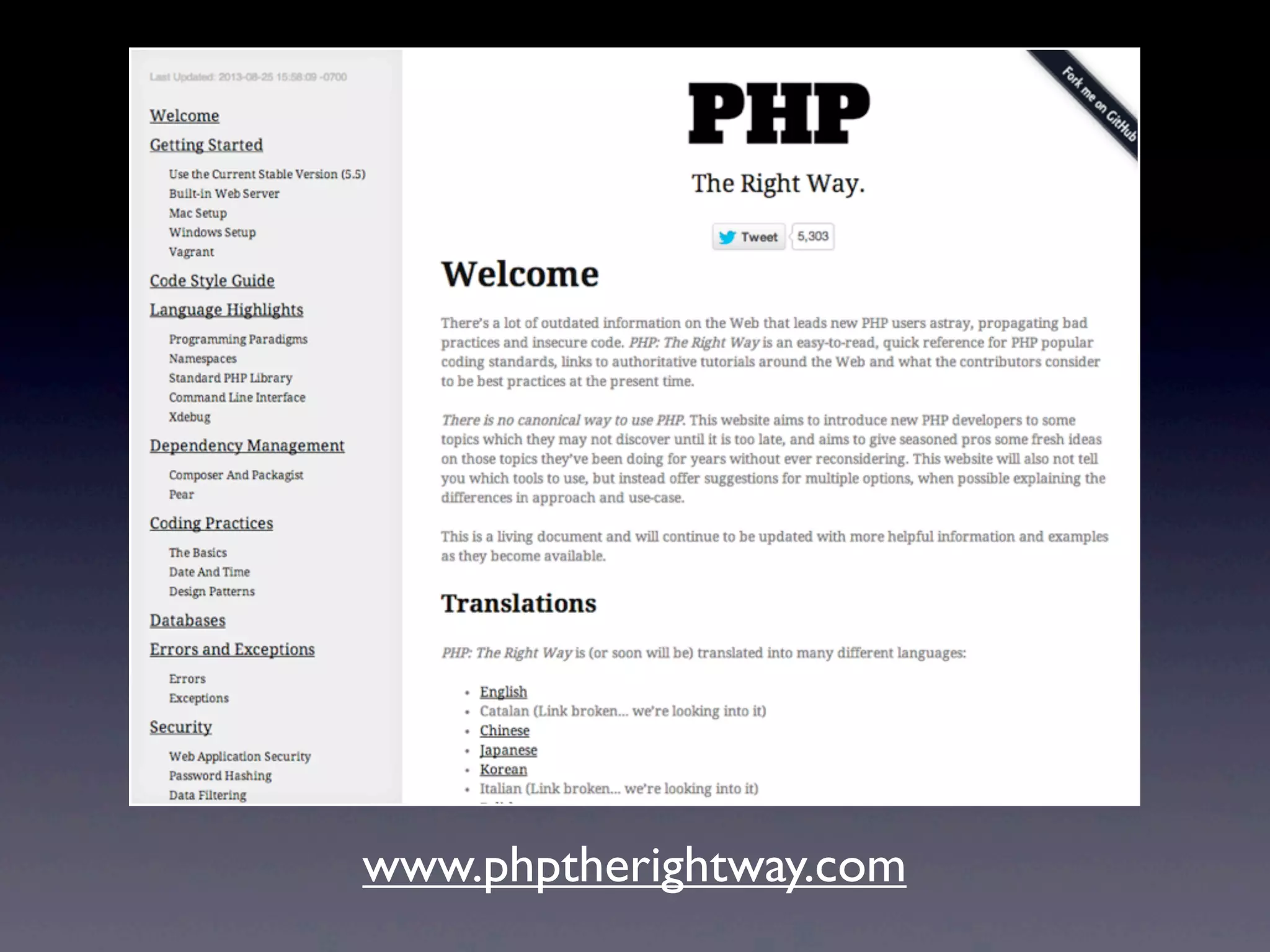 www.phptherightway.com
 