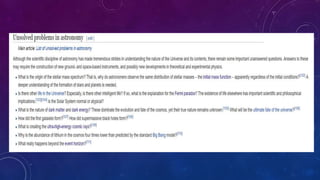 Modern Physics & Astronomy