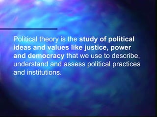 MODERN POLITICAL THEORIES.ppt