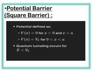 Ppt on modern physics on reflection and transmission across a step and ...