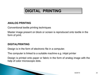 Printing Technology Example Pattern Modern printing technologies | PPT
