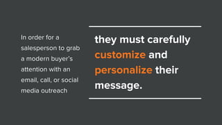 Modern Prospecting Techniques for Connecting with Prospects (from Sales Hacker and HubSpot)