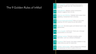The 9 Golden Rules of InMail
 