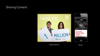 Sharing Content
ShareFollow Button
 