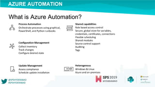 Modern SharePoint Site provisioning with Azure Automation | PPT