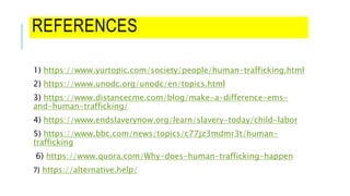 Modern Forms of Slavery