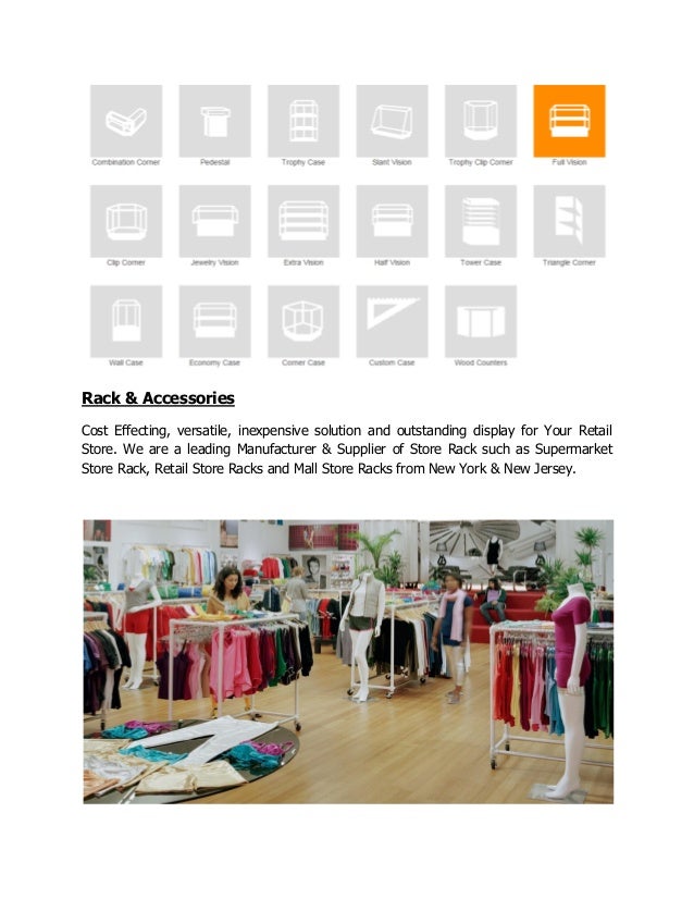 Modern store fixture