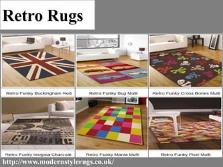 Retro Rugs
http://www.modernstylerugs.co.uk/
 