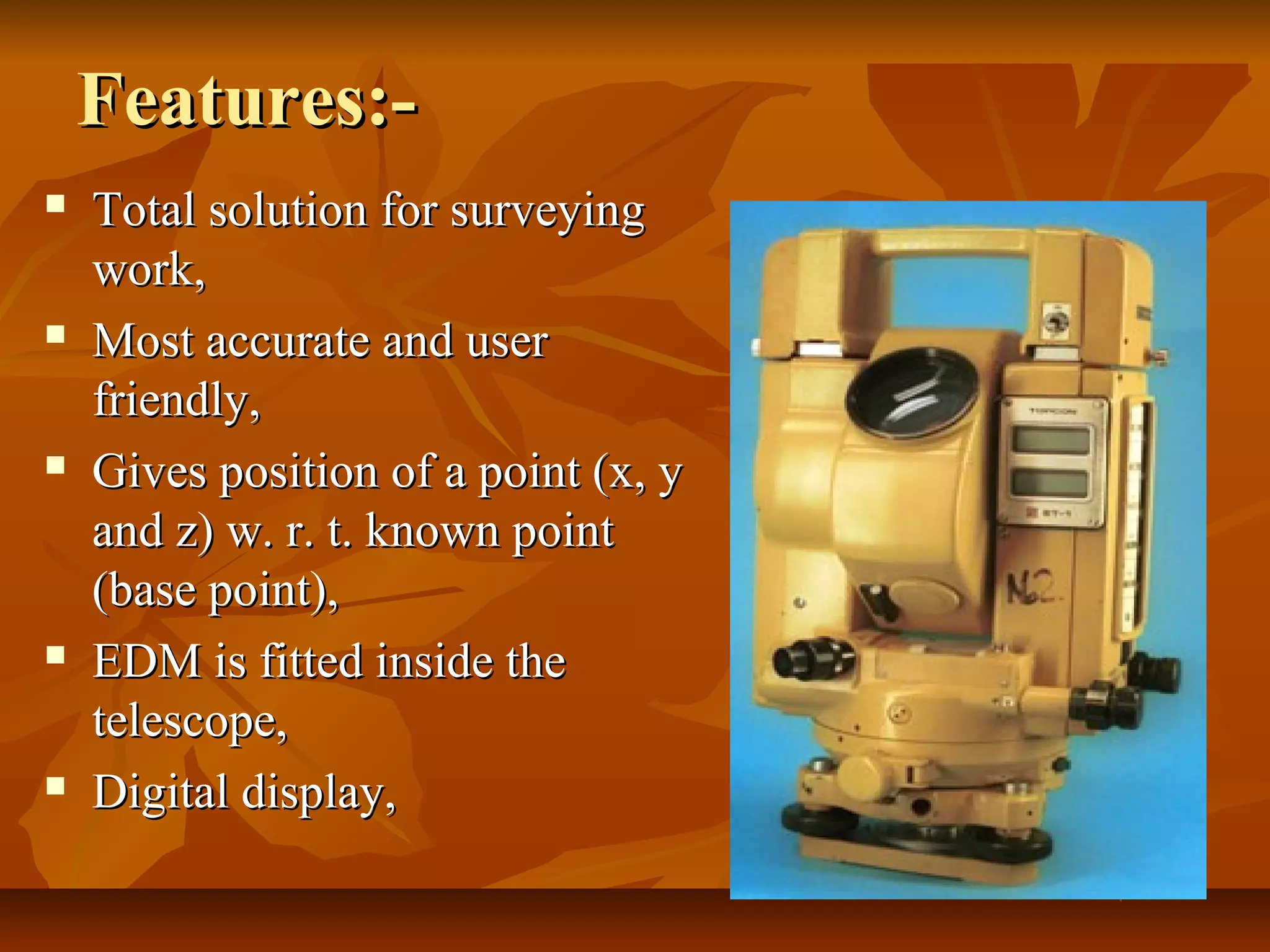 Modern Surveying Equipment Presentation | PPT