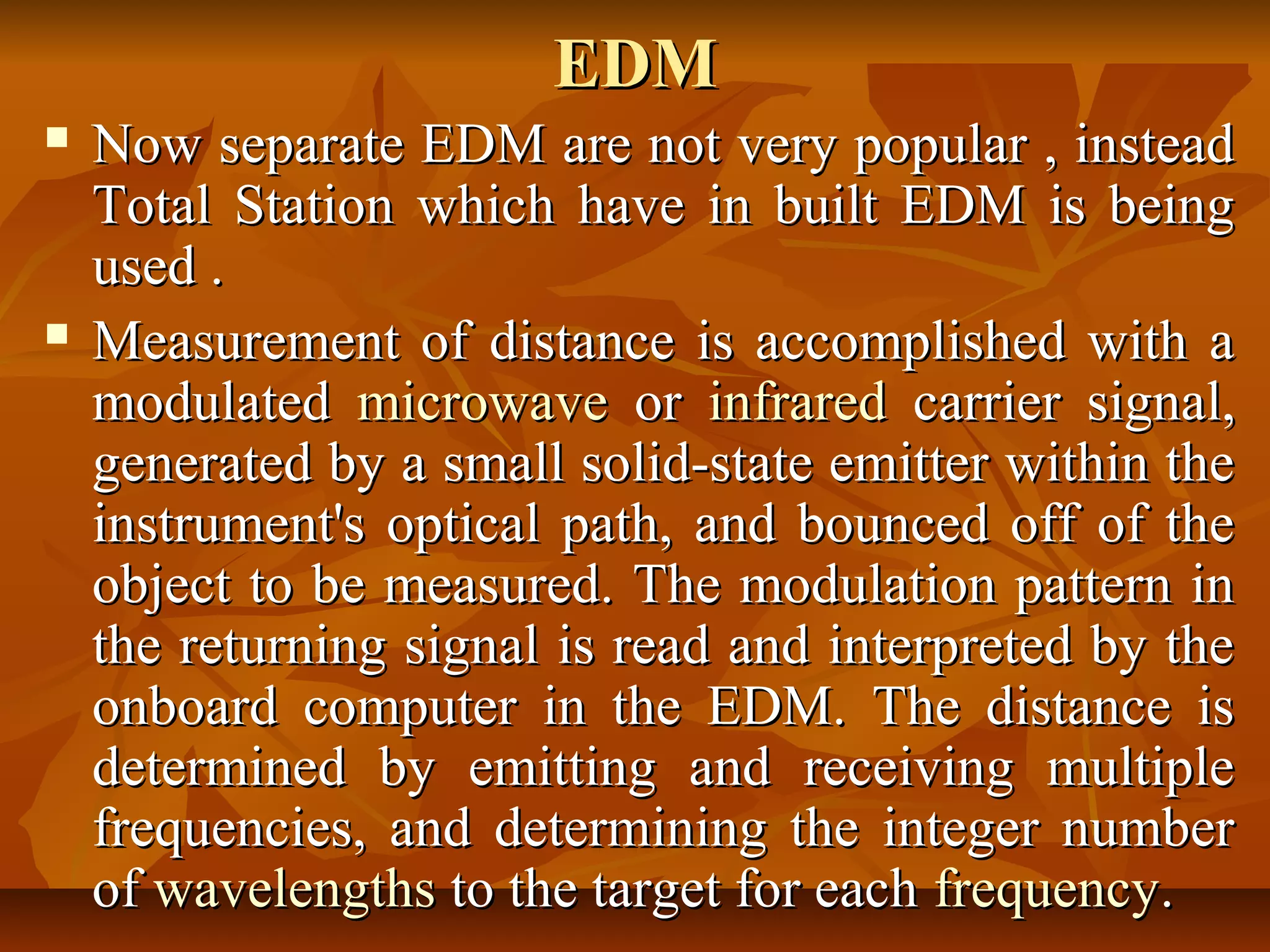 Modern Surveying Equipment Presentation | PPT