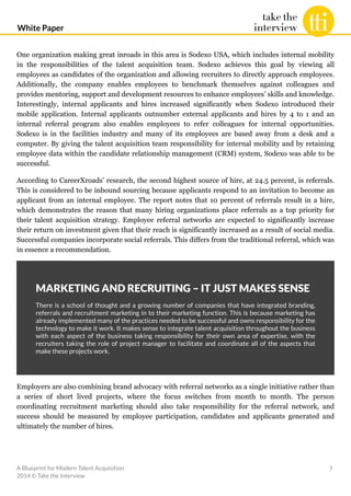 A Blueprint for Modern Talent Acquisition | PDF