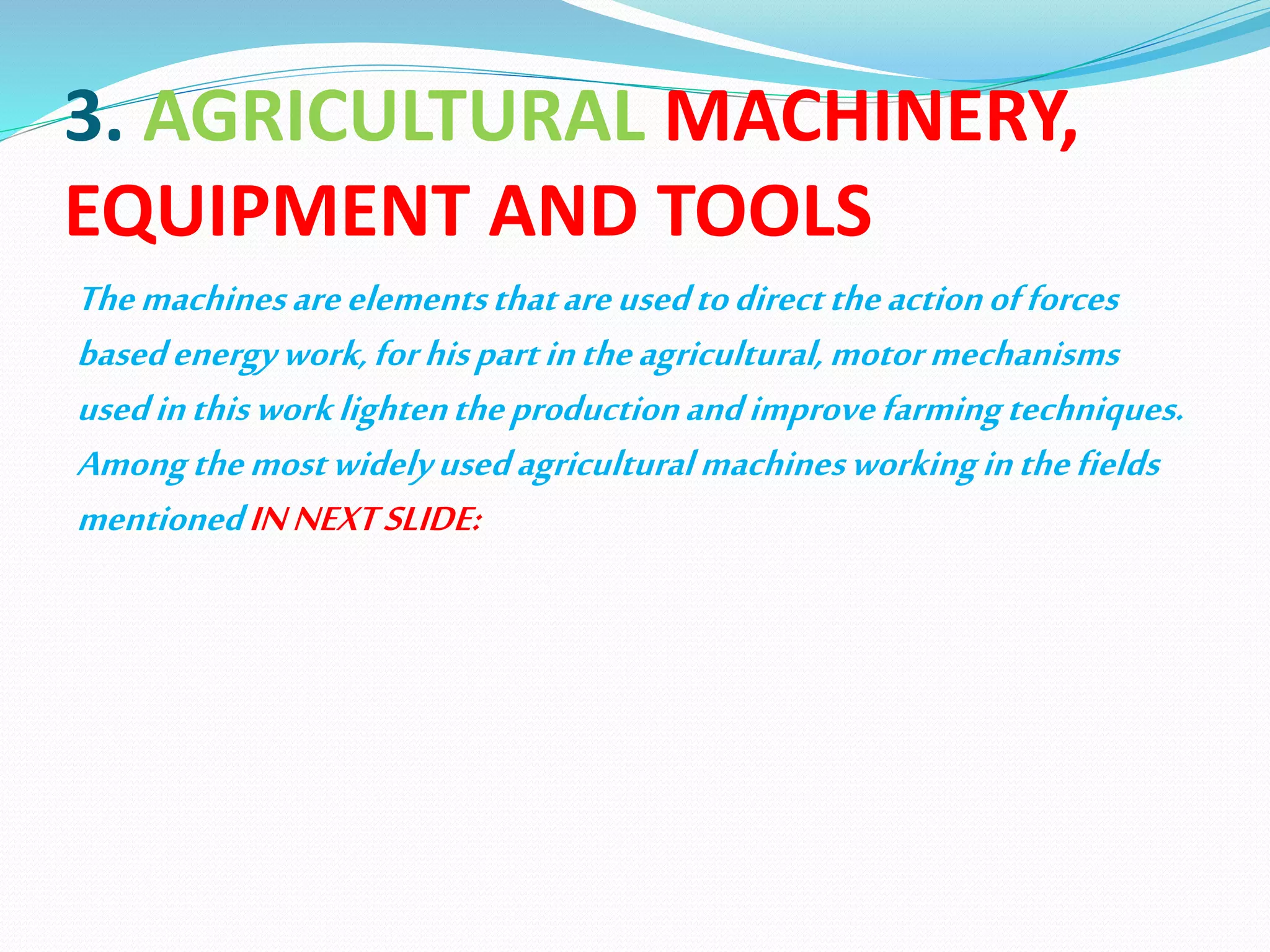 Modern techniques in agriculture | PPTX