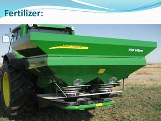 Fertilizer:
 