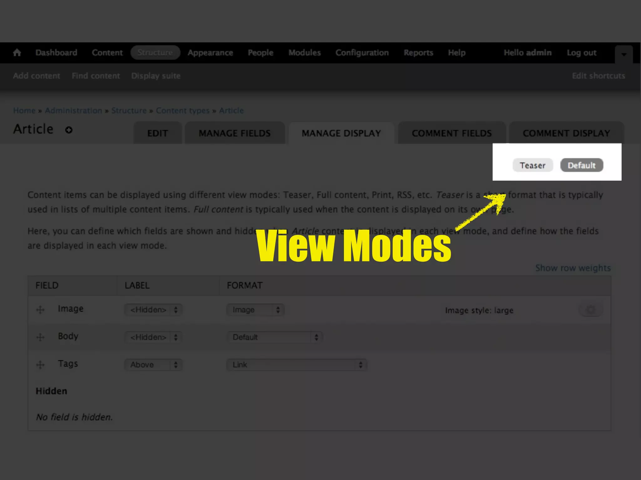 View Modes
 