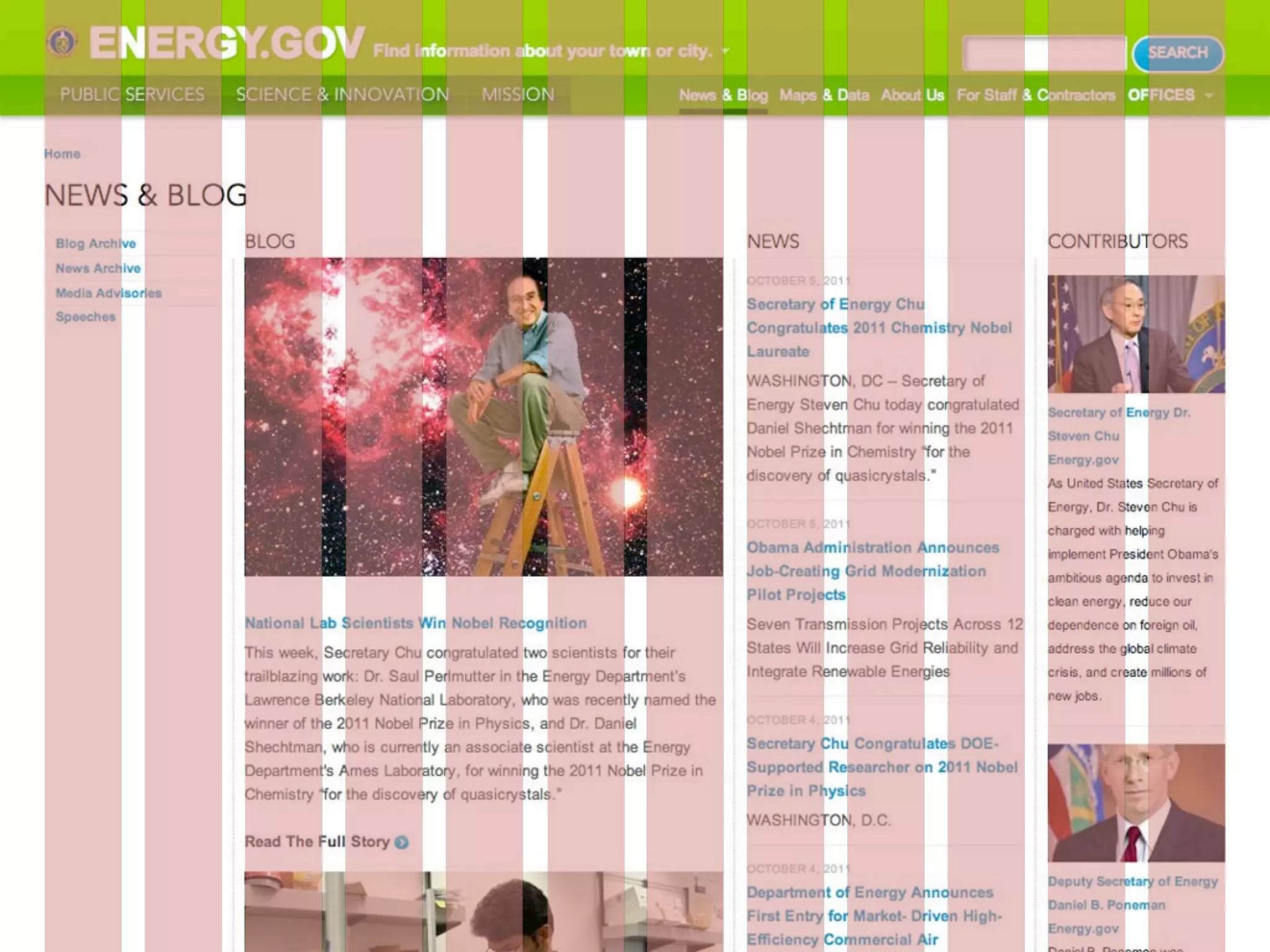 screenshot of listing
block example, with
highlights like previous
slide
 