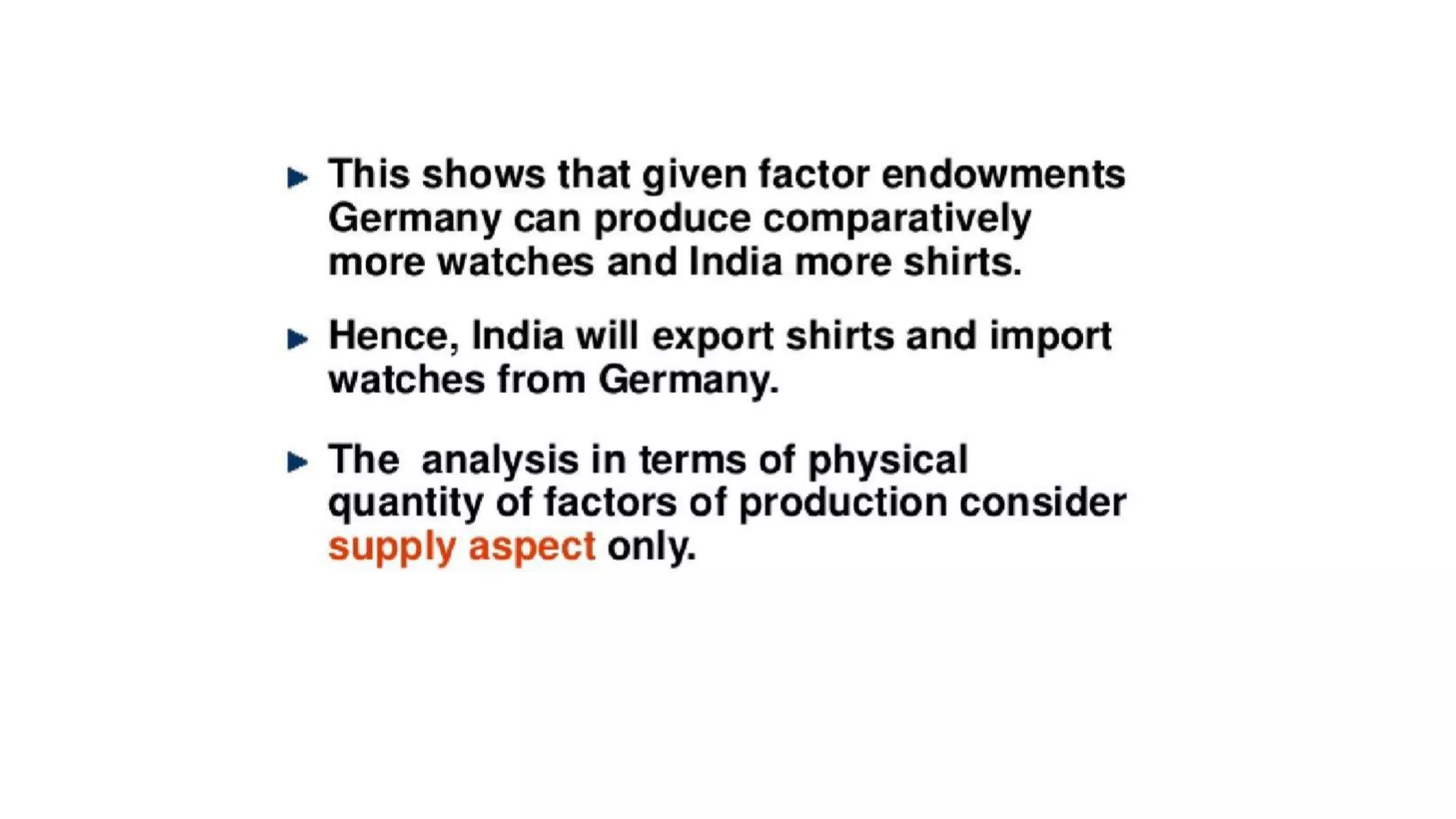 Modern theory of factor endowment heckscher ohilin theory