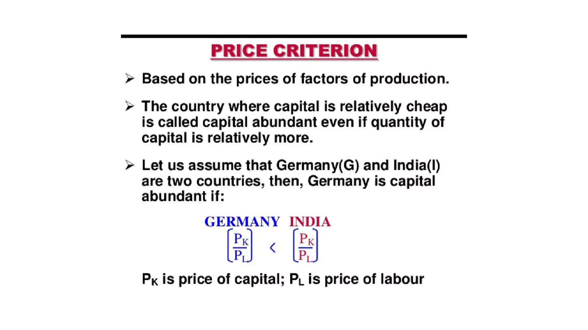 Modern theory of factor endowment heckscher ohilin theory