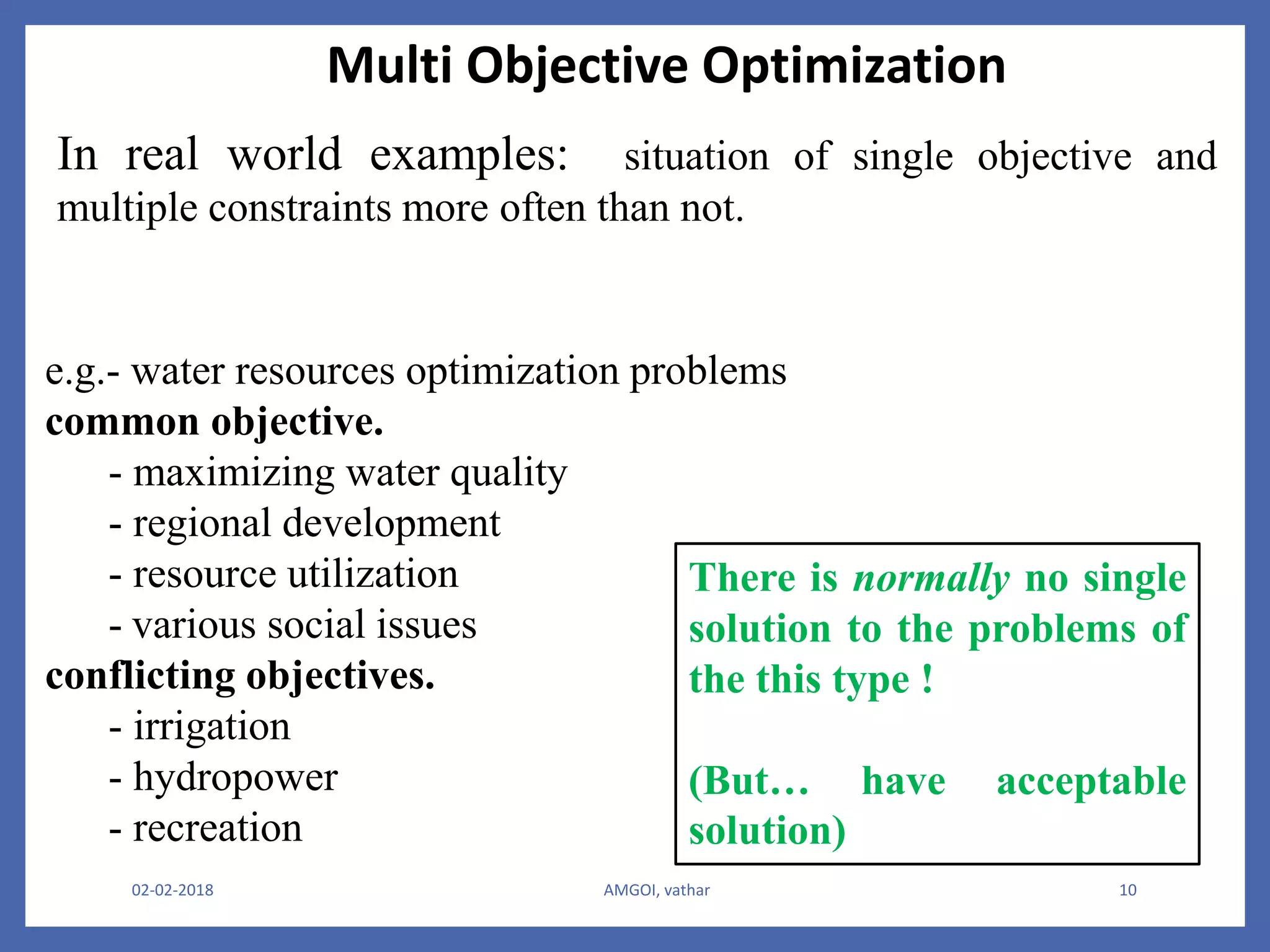 Modern trends in optimization techniques | PPTX