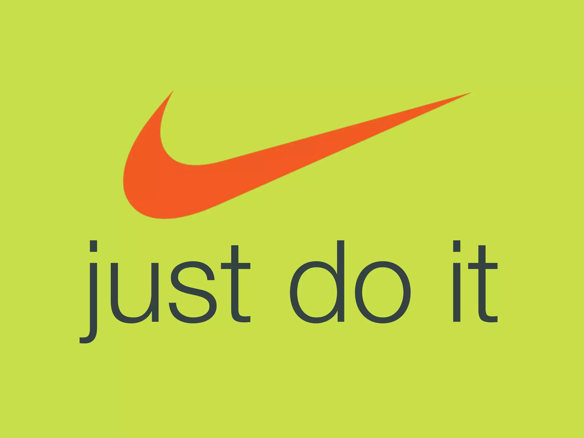 just do it
 