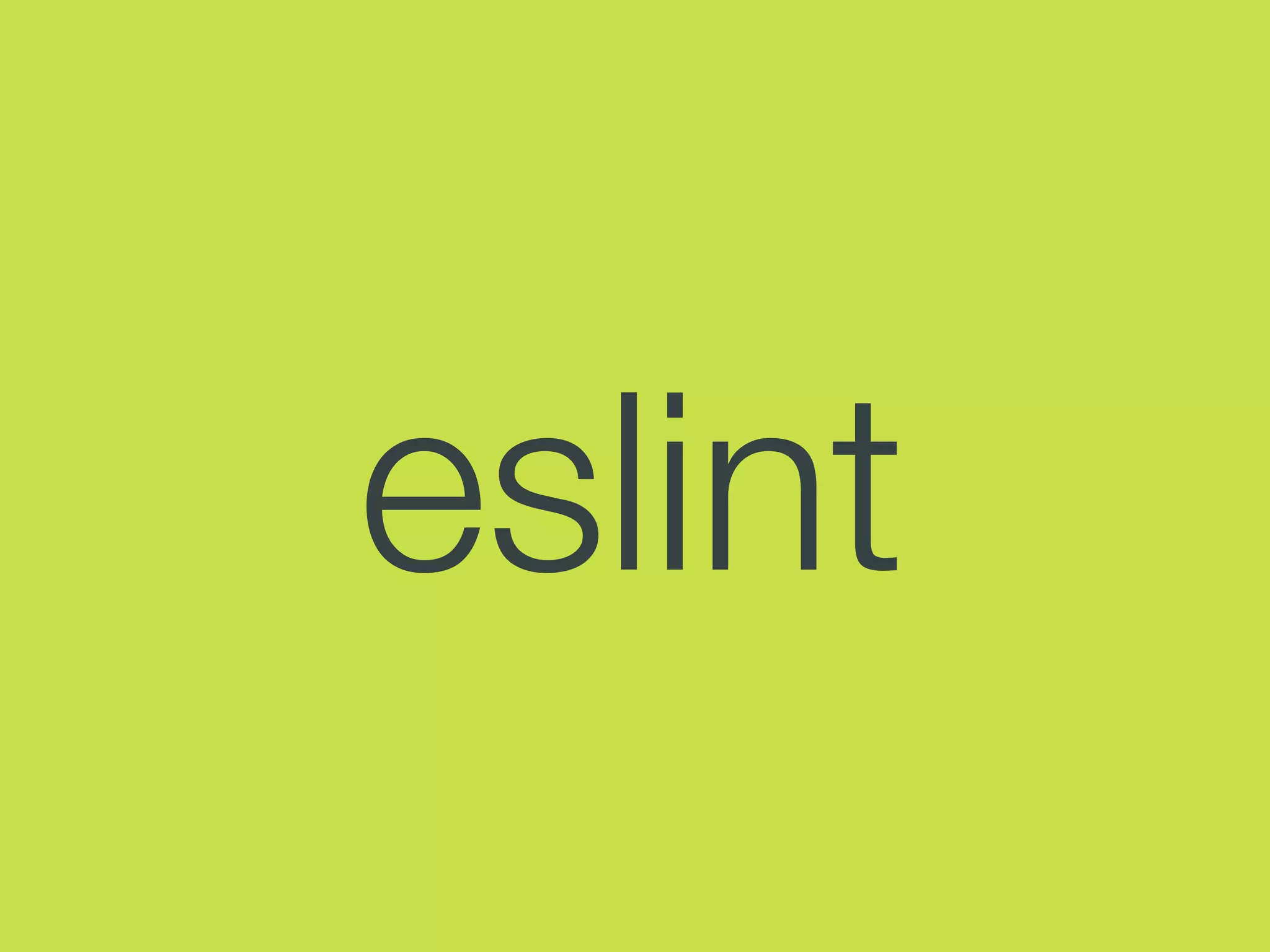 eslint
 