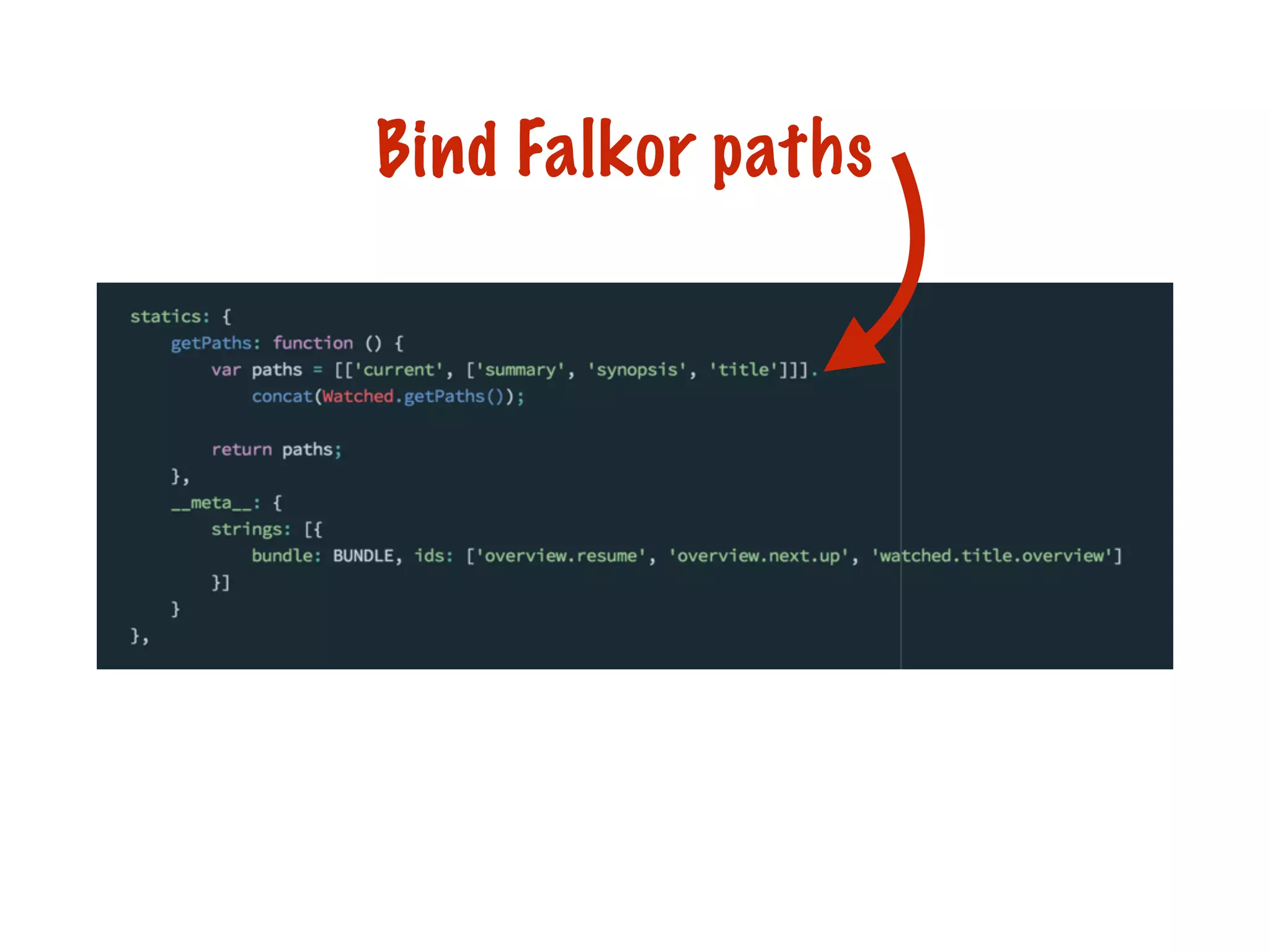 Bind Falkor paths
 
