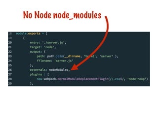 No Node node_modules
 