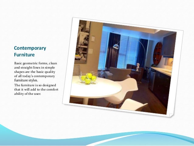 Modern vs contemporary furniture