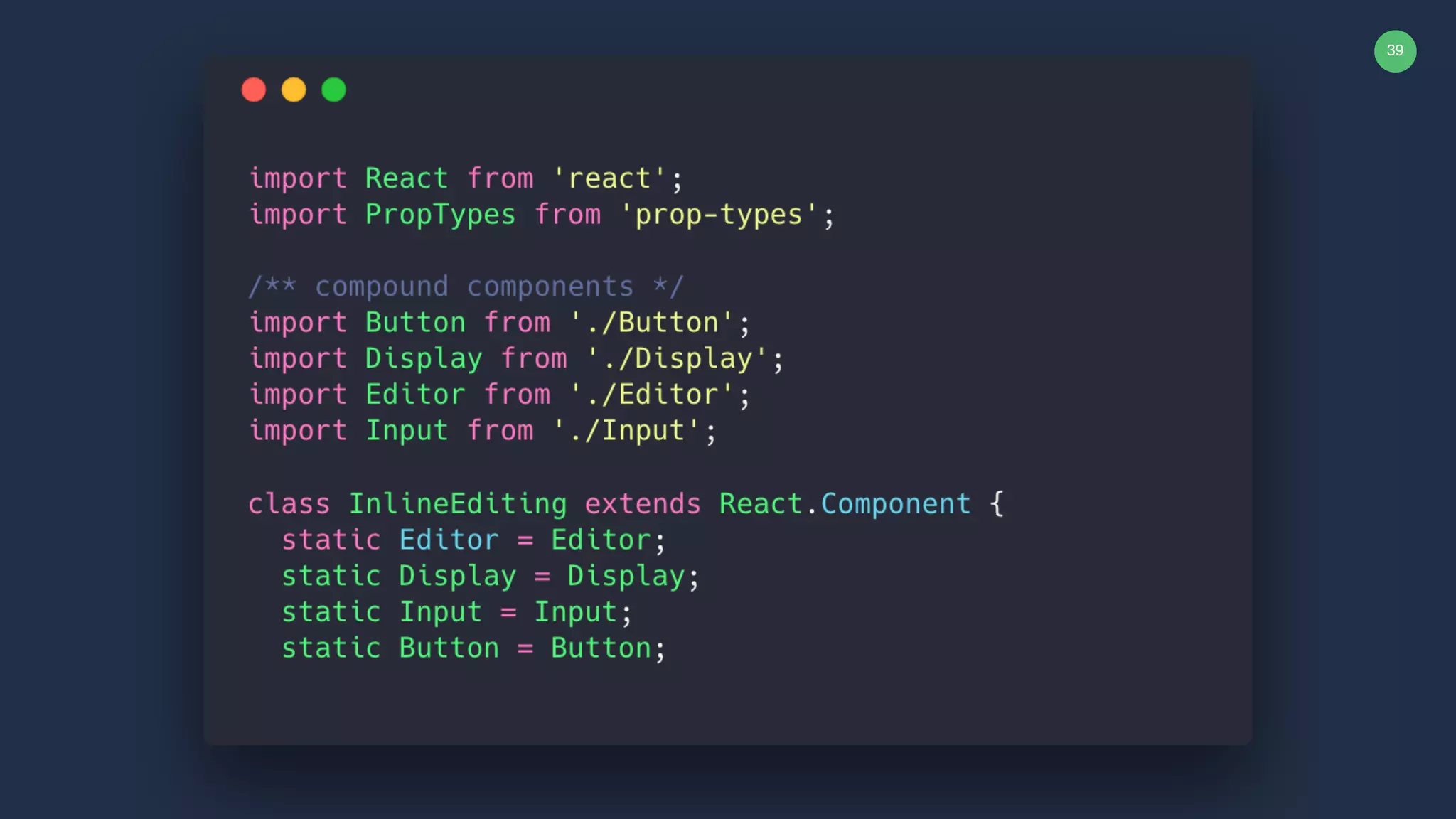 39 Children connect at root 