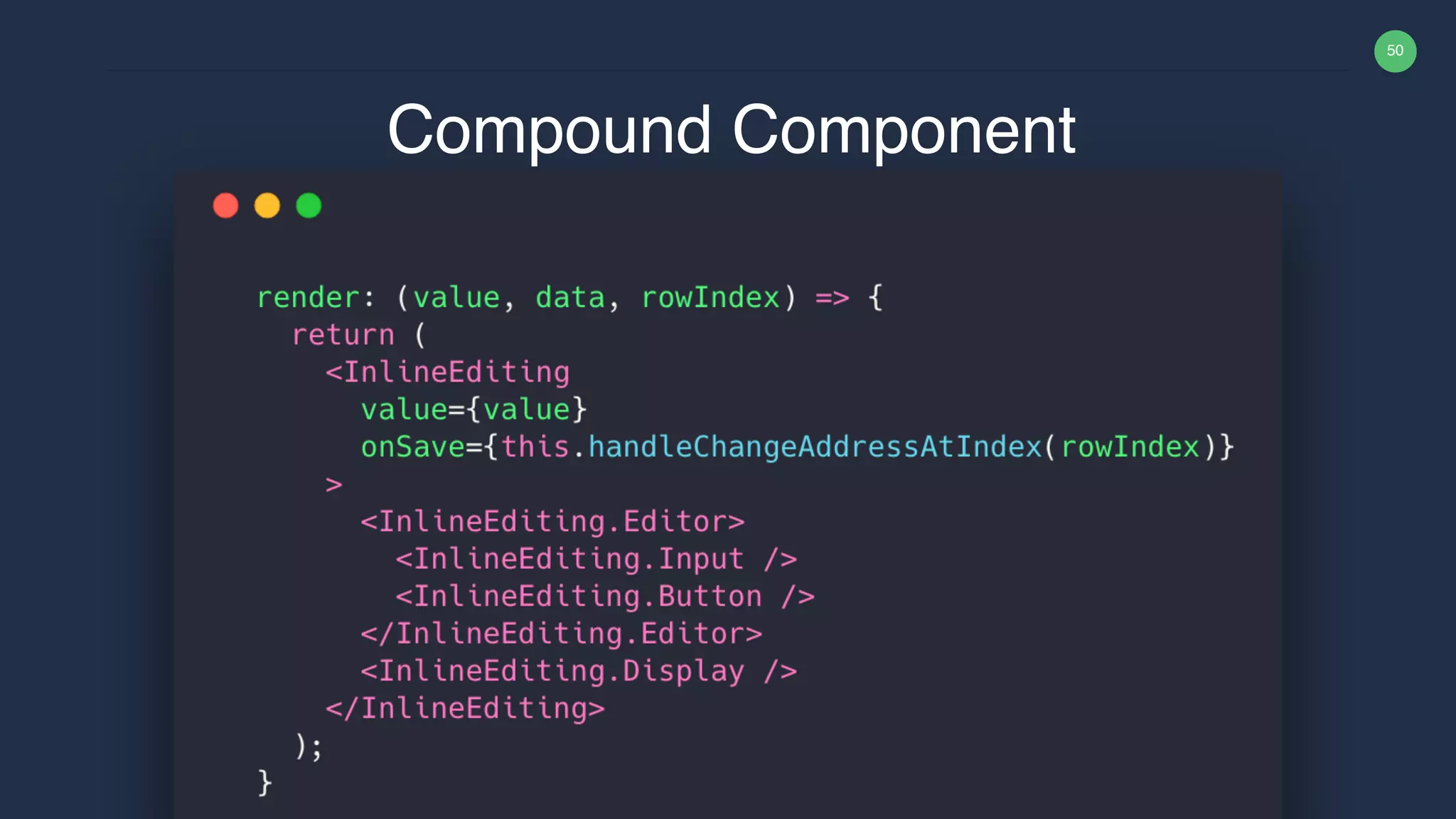 50 Compound Component 