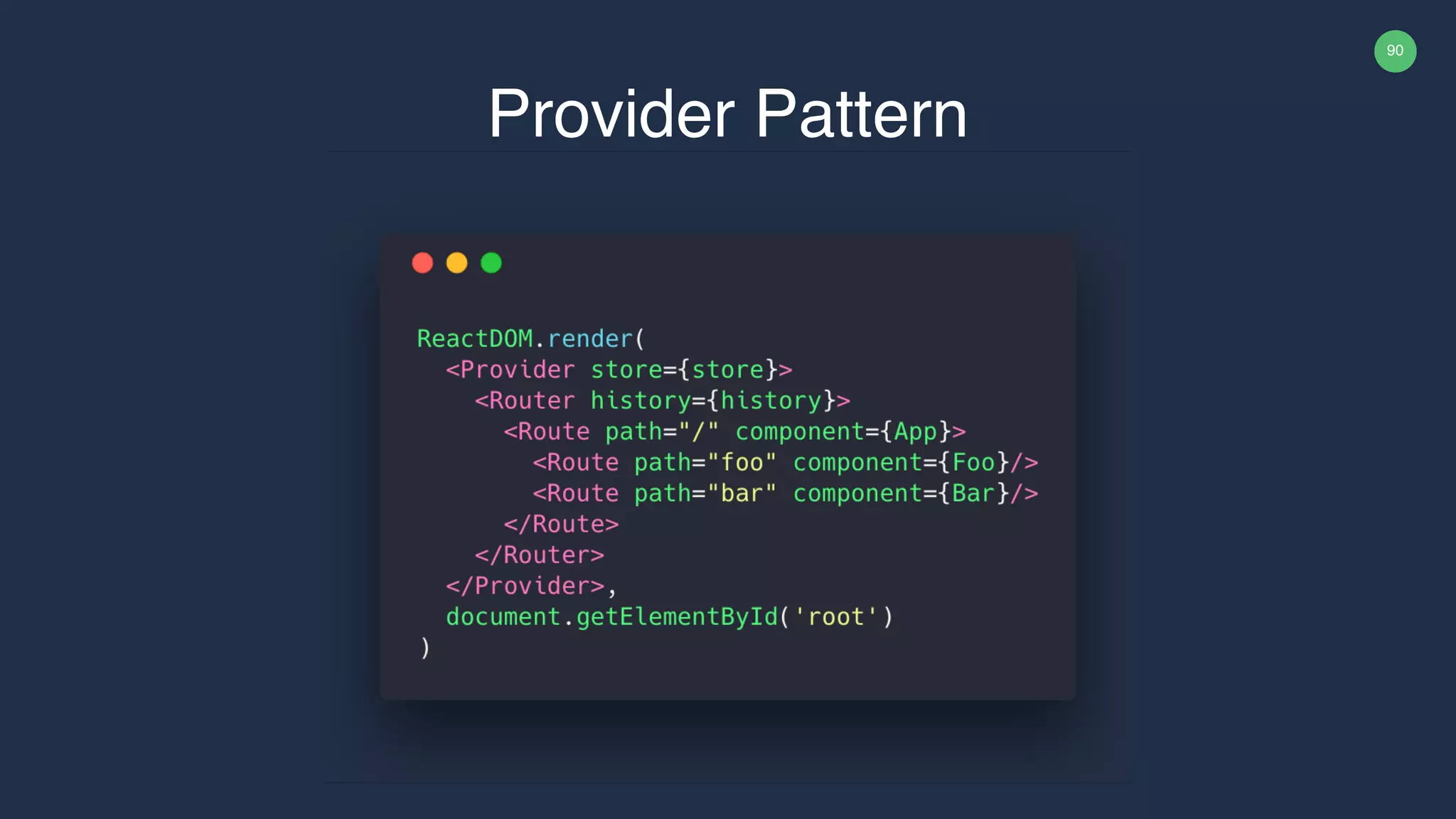 90 Provider Pattern 