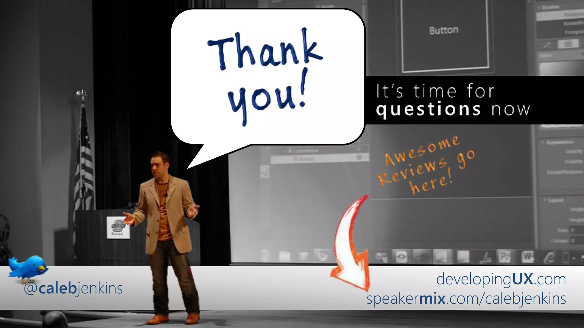 developingUX.com
speakermix.com/calebjenkins
@calebjenkins
 