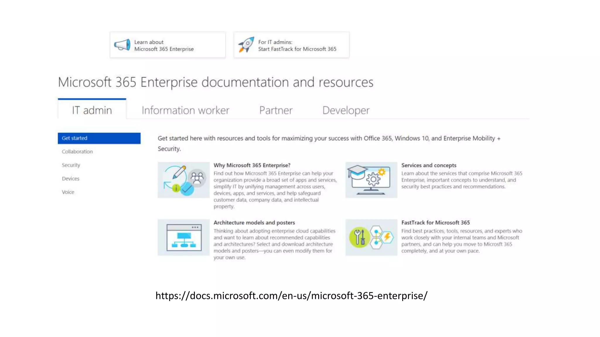 https://docs.microsoft.com/en-us/microsoft-365-enterprise/
 