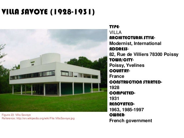 modern works of le corbusier and 5 poits of architecture