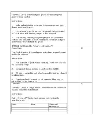 Modern world unit outline cp 2011