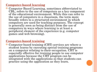 Modes of learning in alternative education | PPT